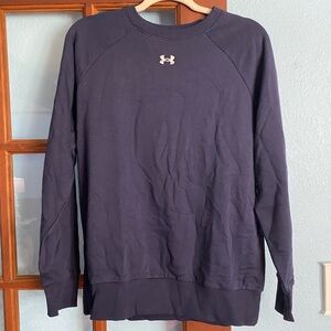 Under Armour Dark Navy Pullover Crew Sweatshirt